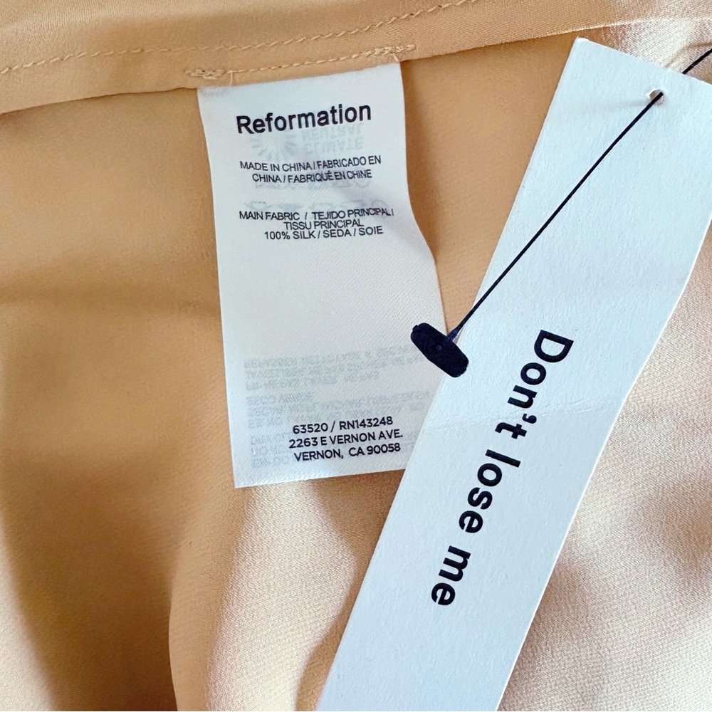 Reformation Pernille Silk Dress - Picture 7 of 9